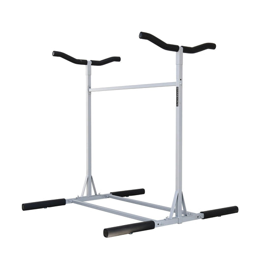 Sparehand DualFlow3 Tools-Free Double Sided Storage System - Kayak Storage Rack Shelf for 3 Kayaks or 3+ SUP