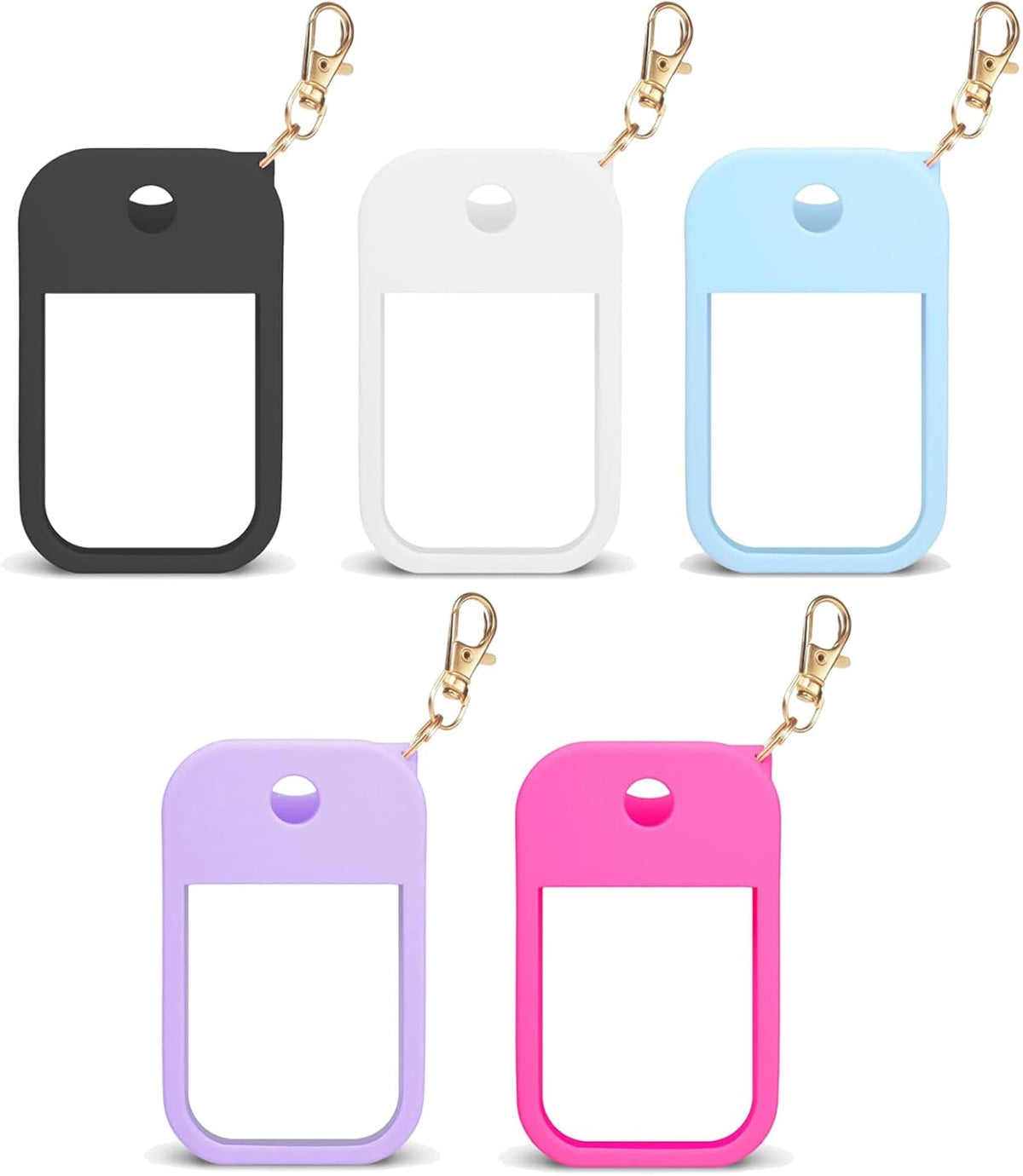 Charunee 5Pcs Mist1 oz (30 ml) Hand Sanitizer Spray Case Compatible with Touchland, Protective Hand Sanitizer Spray