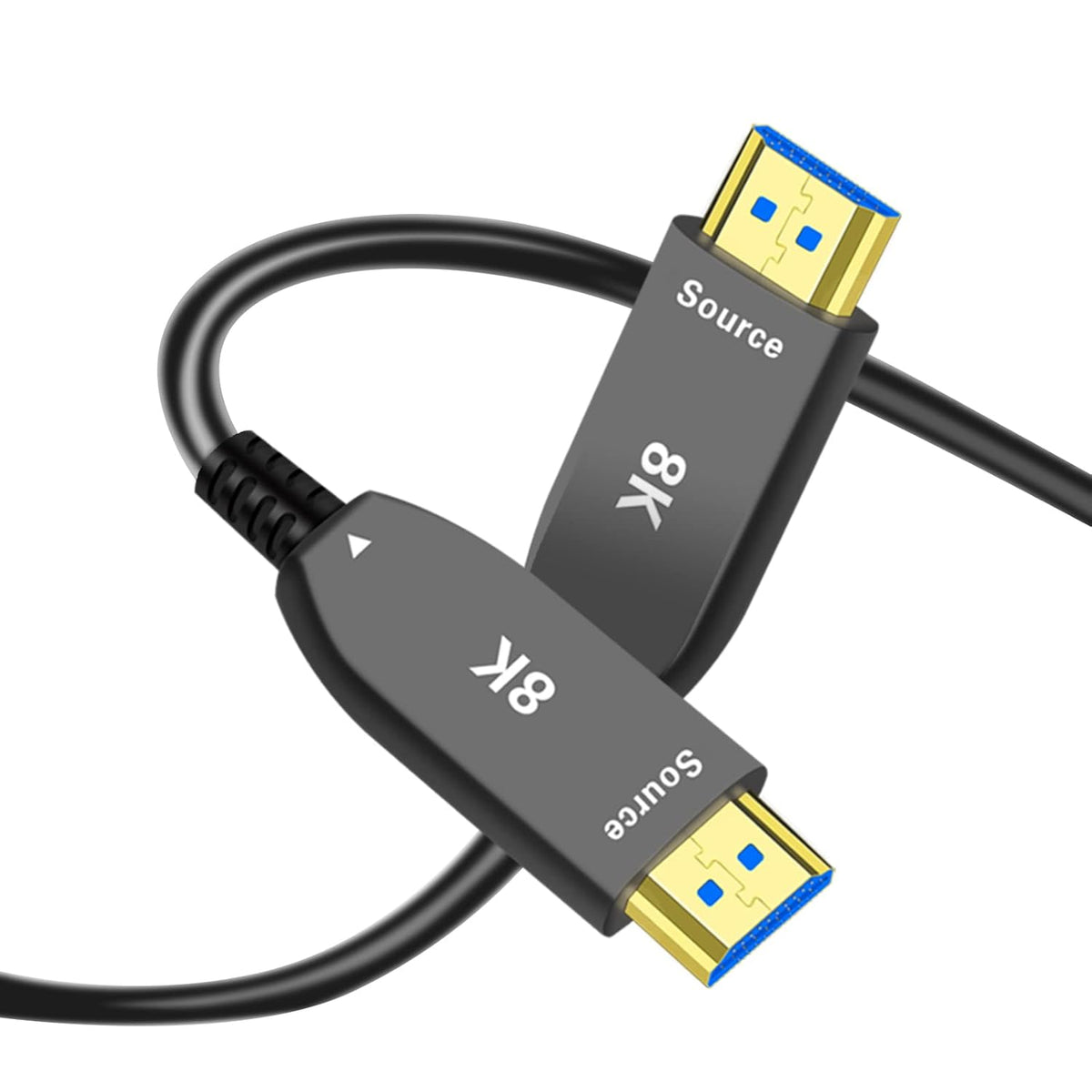 LAiDEWEiSi 8K 2.1 48Gbps 8K60Hz/4K144Hz 3D Dolby PS5, 4K/8K (32ft/10m) Fiber Optic HDMI Active Optical Cable