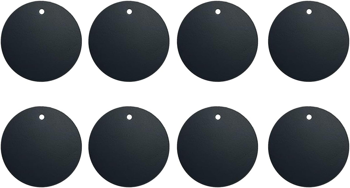 BGJRBY Plate8Pack 8 Mount Metal for Magnetic Car Mount Phone Holder with Full Adhesive for Phone Magnet, X Round