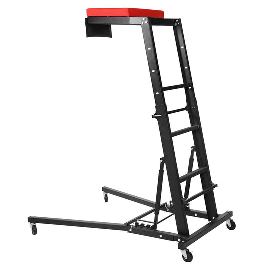 GAOMON Top Automotive Creeper, Adjustable Height 48" to 66", 400 LBS Capacity High Creeper, 4 Swivel Caster Wheels, Heavy Duty Foldable Creeper for Home Garage, Workshop