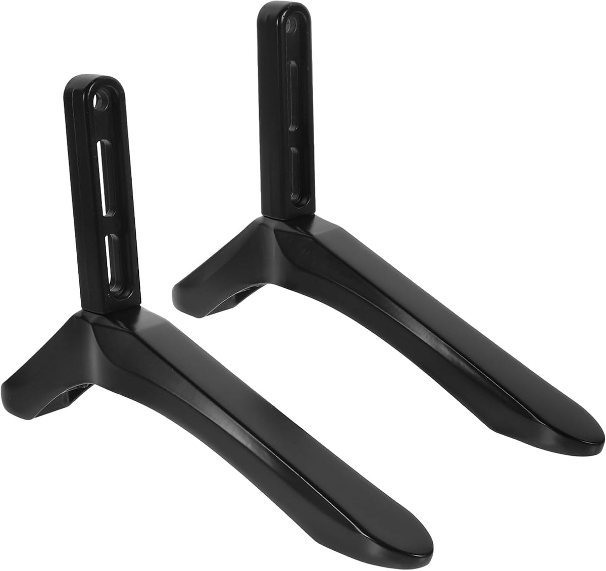 SUPVOX Tv Stand Base Bracket with Screws, Black Tabletop Tv Support Stand for LCD LED Flat Screen Replacement, Stable