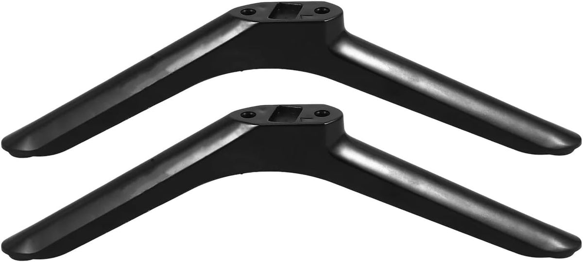 THUVIJDN Black Tv Base Stand Replacement Feet Pedestal Televisions Legs Mounts Smart Tvs Table Top Desktop Universal Pp