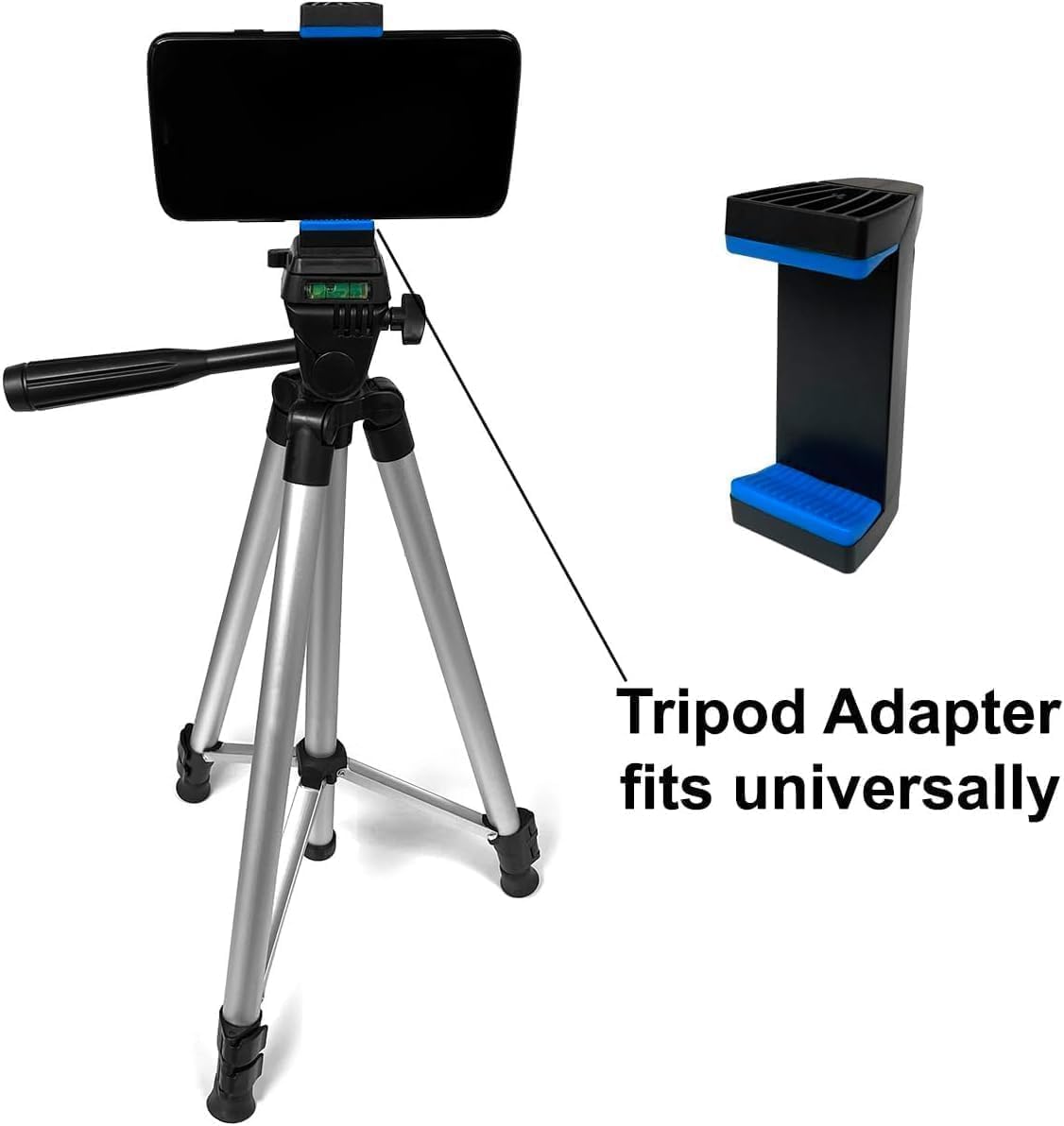 Acuvar Flexible Phone Tripod Stand, Mini Portable Smartphone Tripod with Adjustable Holder for iPhone & Android