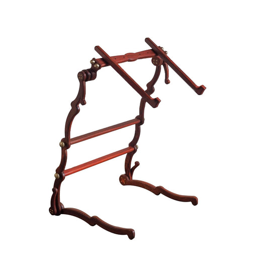 ErdBar Embroidery Stand Floor Standing Red Pear Wood Embroidery Bracket, Adjustable Angle Cross Stitch Bracket,Suitable for Craftsmanship