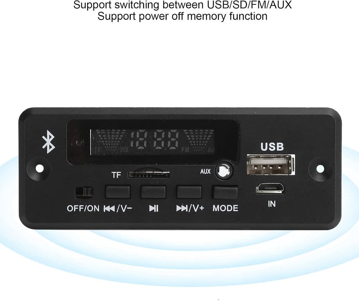 Archuu MP3 5.0 MP3 MP3 Bluetooth Decoding Board Module, Universal Bluetooth WAV Decoding Board Module Decoder Board