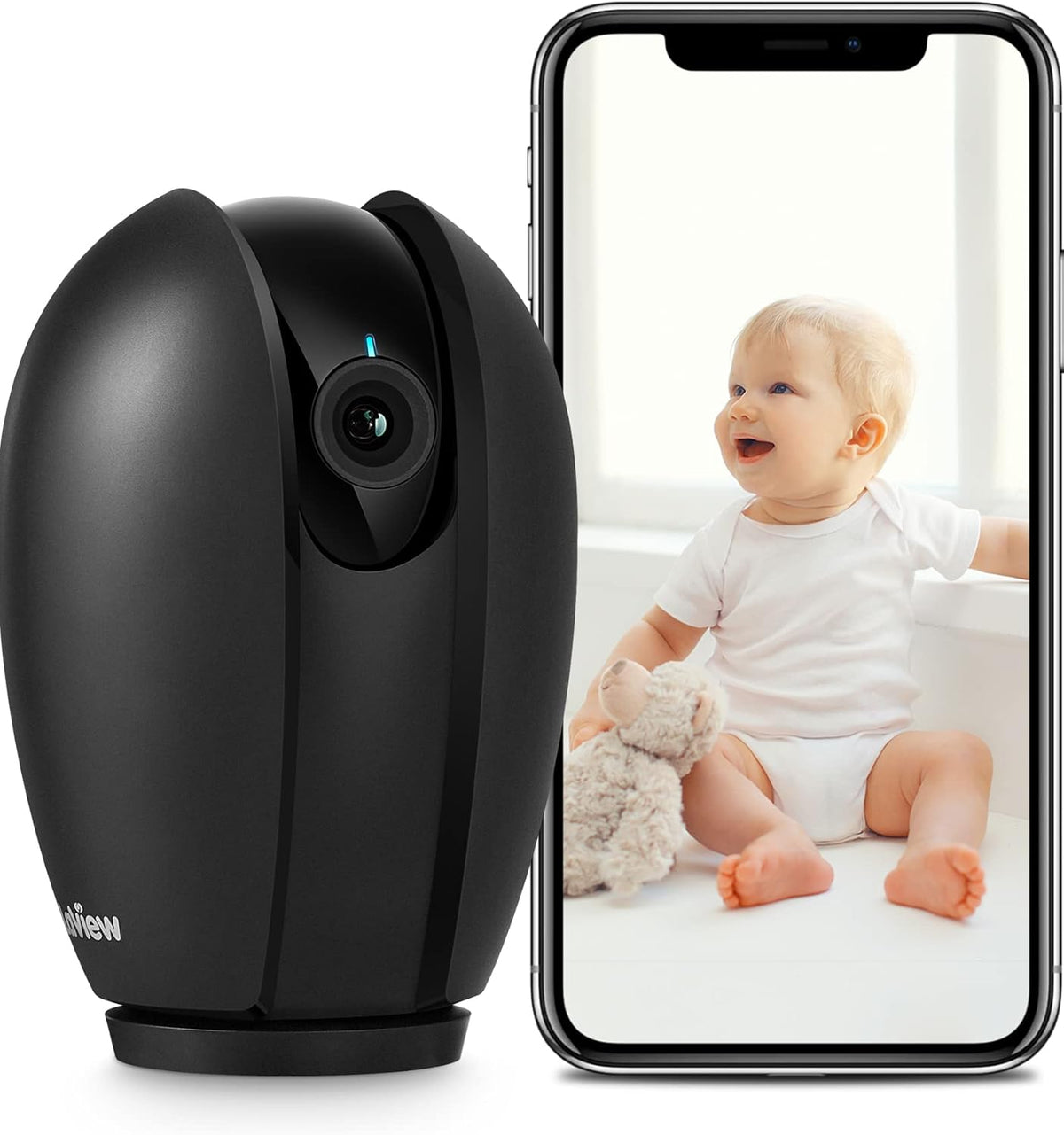 LaView 1080P 360 Camera,2-Ways Indoor Security Camera, Home Security Camera with Sound & Motion Detection, Baby Monitor