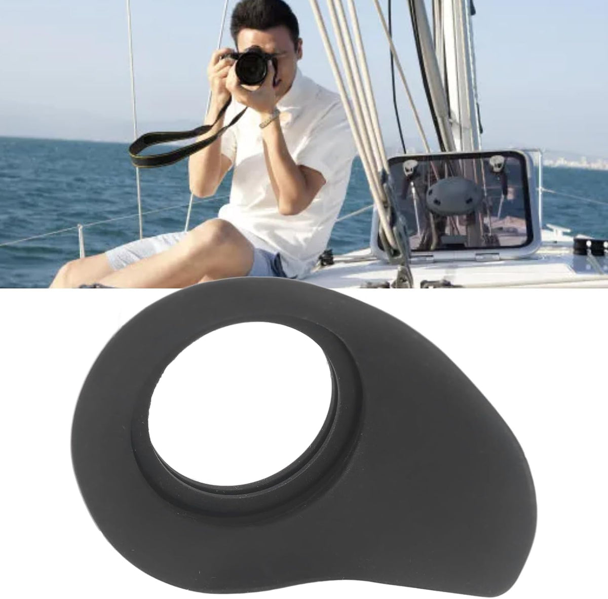 XZXCVN SD1000 MC1500 MC2500 Camera Viewfinder Eyecup Rubber Eye Cup Replacement for - Durable Material, Easy