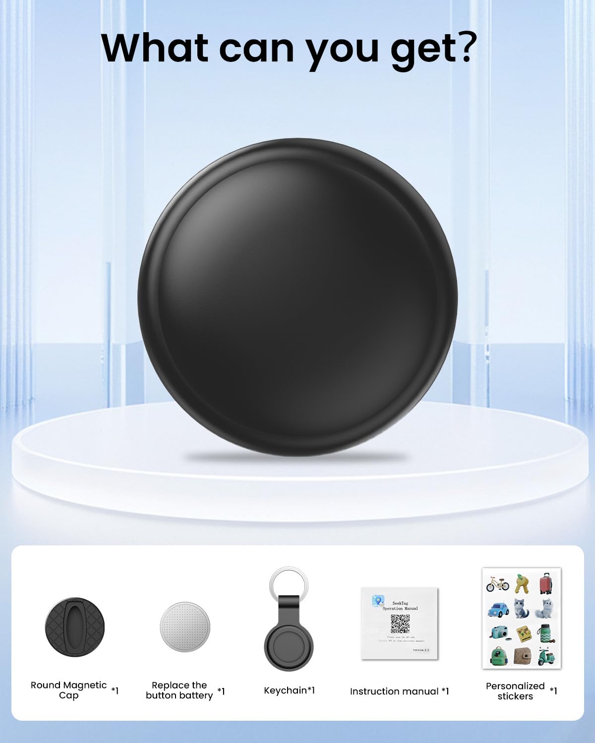 GPS Tracker Device for Car and Vehicles: Mini Hidden Magnetic no Subscription Trackers for Tracking Kids Elderly Vehicle pet - Real Time Location Track Devices no Monthly Fee for Android and iPhone