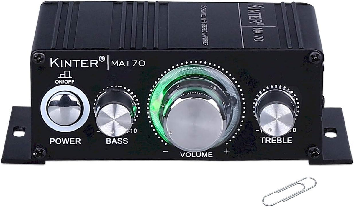 MA170 12V 2 Mp3 Kinter Channel Mini Digital Audio Power Amplifier for Car or Without Power Supply