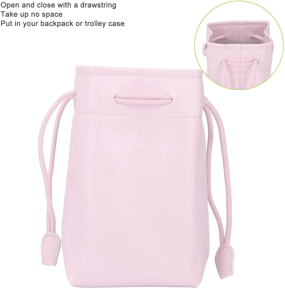 Dpofirs Digital Camera Case, Drawstring Bag, Vintage DSLR Camera Bag, Soft Lens Case Gadget for Traveling, Camera
