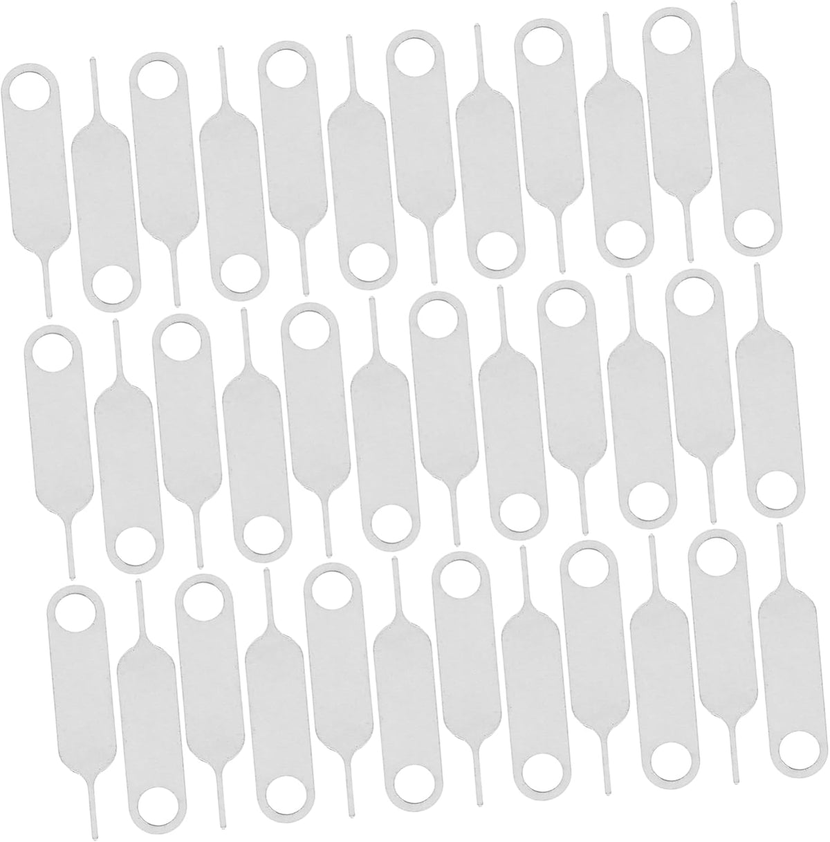 500pcs Mikikit Durable Stainless Steel Sim Card Ejector Tool Easy to Use Pin for Quick Sim Removal Smooth Finish