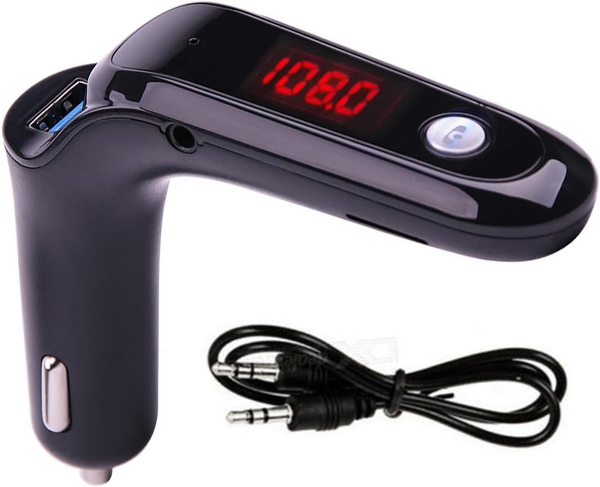 DBEIXIWEI 12V-24V MP3 5V 2.5A Car Player FM Transmitter with USB Output Fast Charging for Phones Tablets
