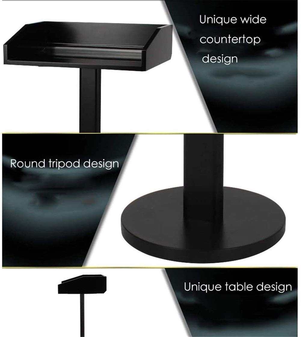 CAMBOS Lectern Podium Stand, Lectern Podium Stand,Full Floor Lectern Hotel Restaurant Entrance Podium Welcome Table Speaking Stage Master of Ceremonies Office Supplies