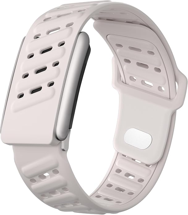 VeveXiao Rugged Comfort Silicone Wristband Compatible with WHOOP 5 | Whoop MG Band, Durable Soft Silicone Sports Loop Replacement Bands for Men Women with Metal Frame Connector