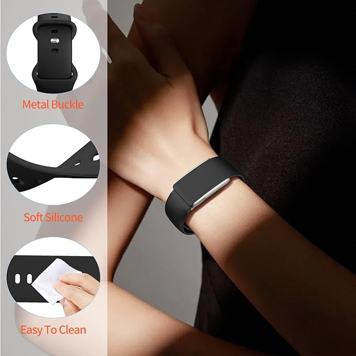 Band Compatible with WHOOP 5.0/MG SportFlex - ECG Strap, Soft Adjustable Silicone Waterproof Breathable Replacement Wristbands for Whoop 5.0 Sleep, Accessory for Health & Fitness Wearable