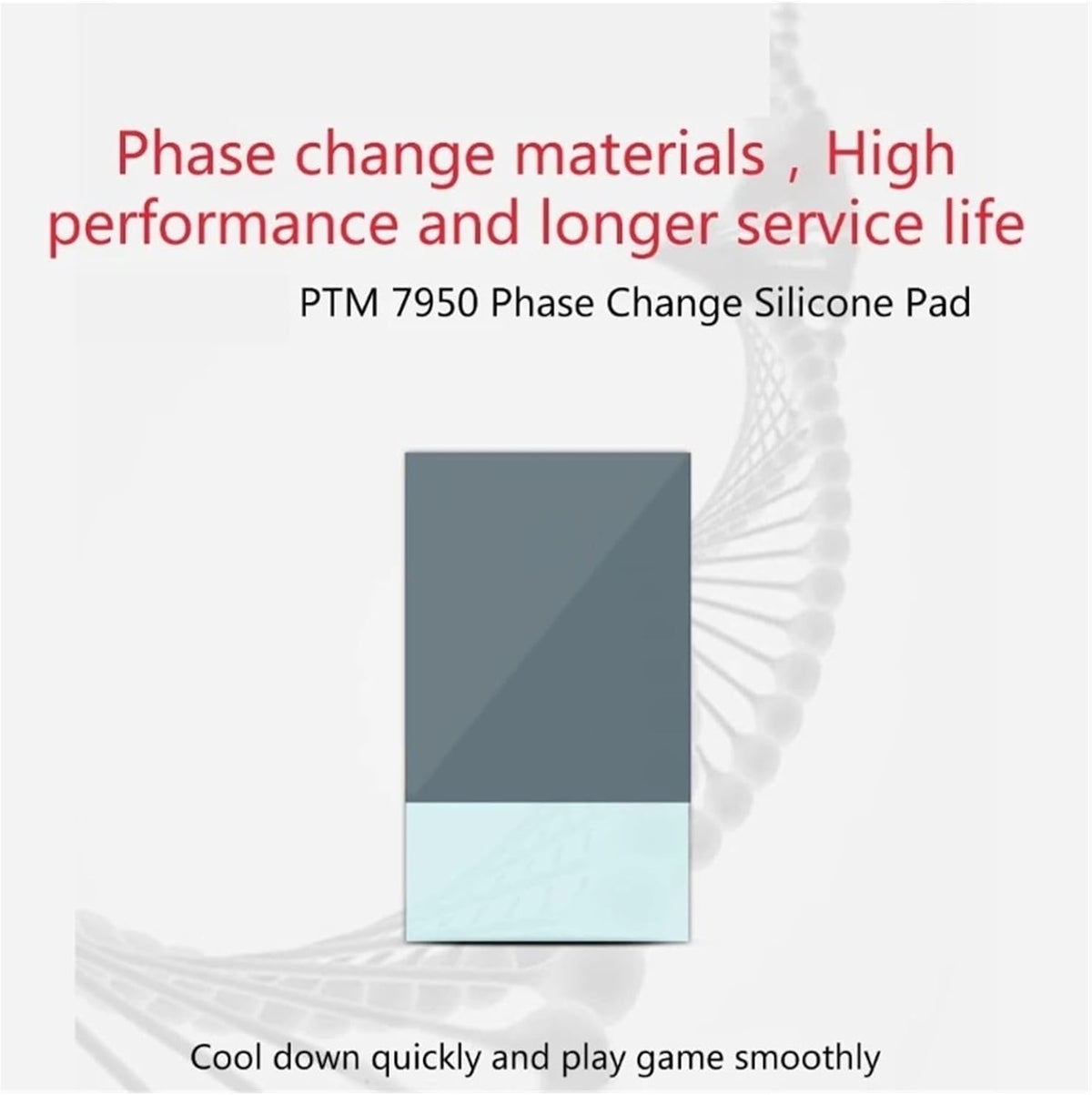 LWORJFAW 8.5W PTM7950 pad(40X80MM) Thermal pad Phase Change pad CPU GPU Grease