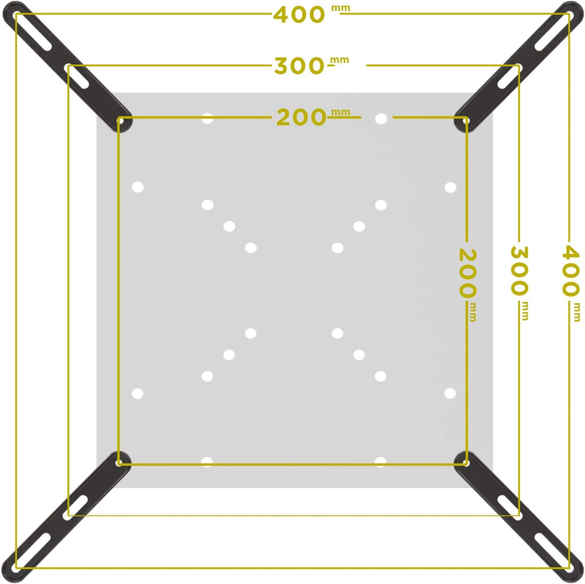 Mount-It! 200x200 mm 400x200 400x400 mm 32 Inch 55 Inch VESA Mount Adapter Kit | TV Wall Mount Bracket Adapter Converts