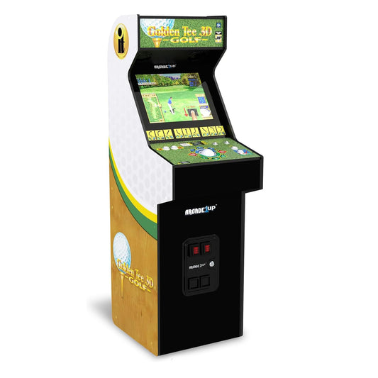 ARCADE1UP Golden Tee 3D Deluxe Arcade Machine, Built for Your Home, Over 5-Foot-Tall Cabinet with 8 Classic Games