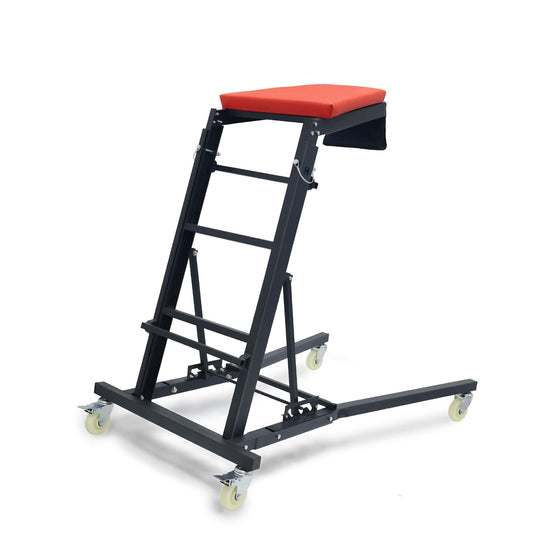 THDUGG Large Topside Creeper 48"-76" Height Range, 400 LBS Capacity Automotive Creeper Top Side Creeper Foldable Car Creeper with 4 Caster Wheels and Padded Deck for Auto Repair Maintenance