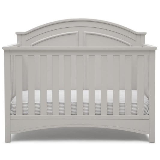 Delta Children Perry 6-in-1 Convertible Crib - Greenguard Gold Certified, Moonstruck Grey