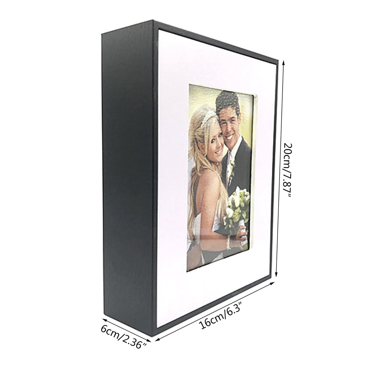 ROYALEAD Hidden Photo Frame Diversion Safe Keys Money Cash Jewelry Storage Compartment Picture Holder for Home Security Box