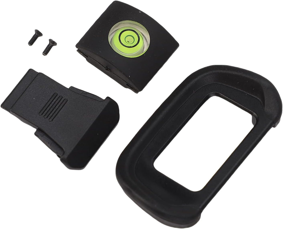3-in-1 Set R10 Pomya Camera Viewfinder Eyecup, Hot Level & Protective Cover - Compatible with R & Mirrorless Cameras