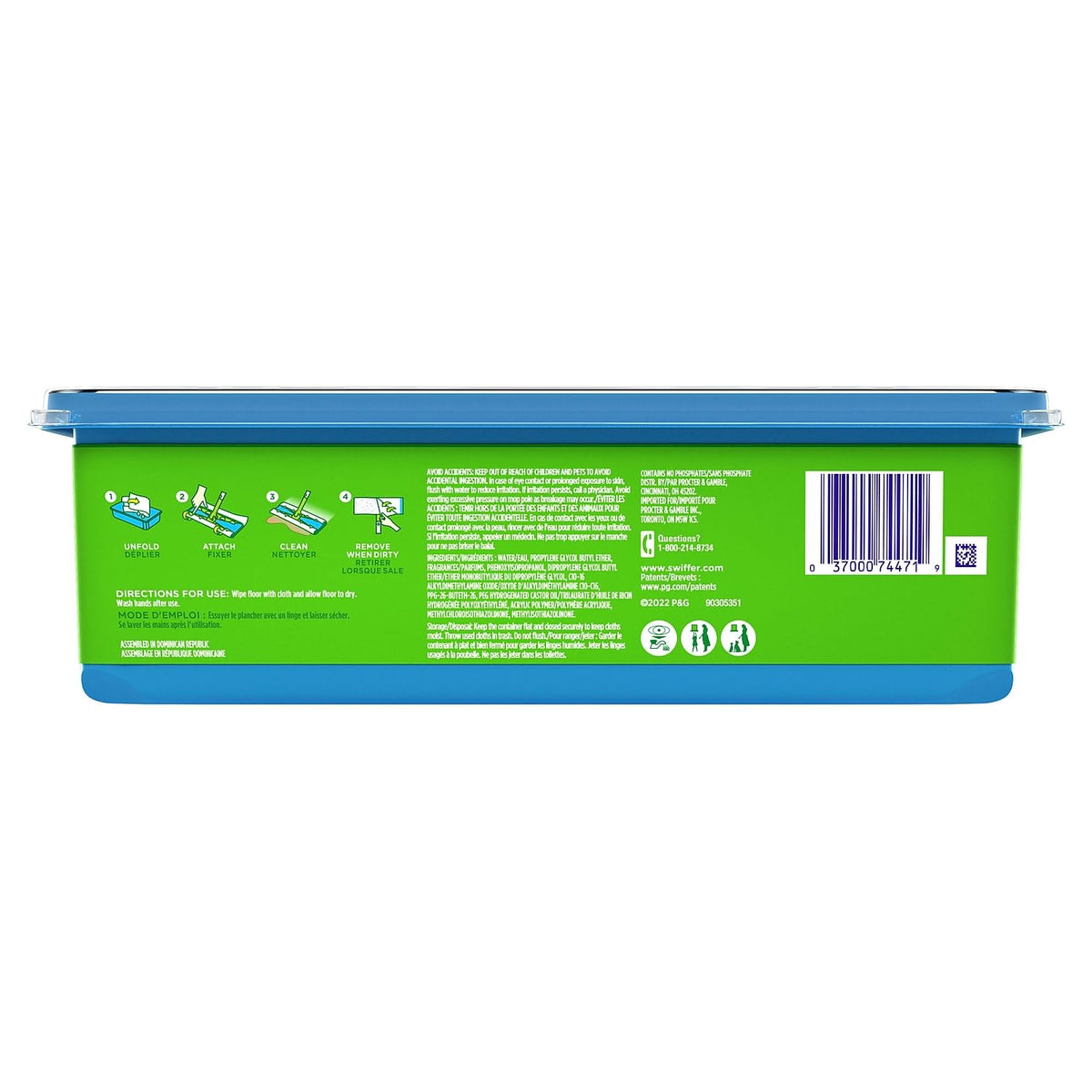 Swiffer Sweeper X Large Wet Mopping Cloths, Open Window Fresh, 12 Folded Sheets