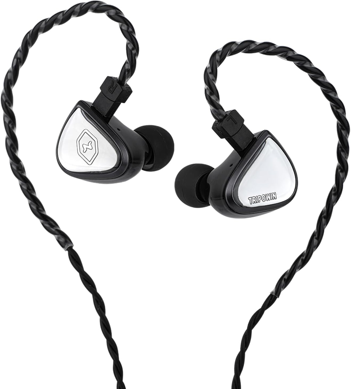 0DiBi: 10mm 2Pin Linsoul Tripowin x Vivace in Ear Monitor, Titanium Diaphragm Dynamic Driver IEM, HiFi Wired Earbuds