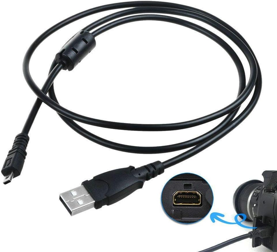 3ft DSLR-A200 A200 USB PC Data Sync Cable Cord for Sony Alpha K DSLR kit Camera