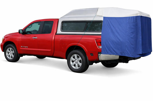 DAC Full-Size Truck Bed Tent for Caps– Fits Ford F-150, Chevy Silverado, Toyota Tundra, Tacoma (2005+), Tailgate ≥ 58" – Converts Truck with Cap into Camping Tent