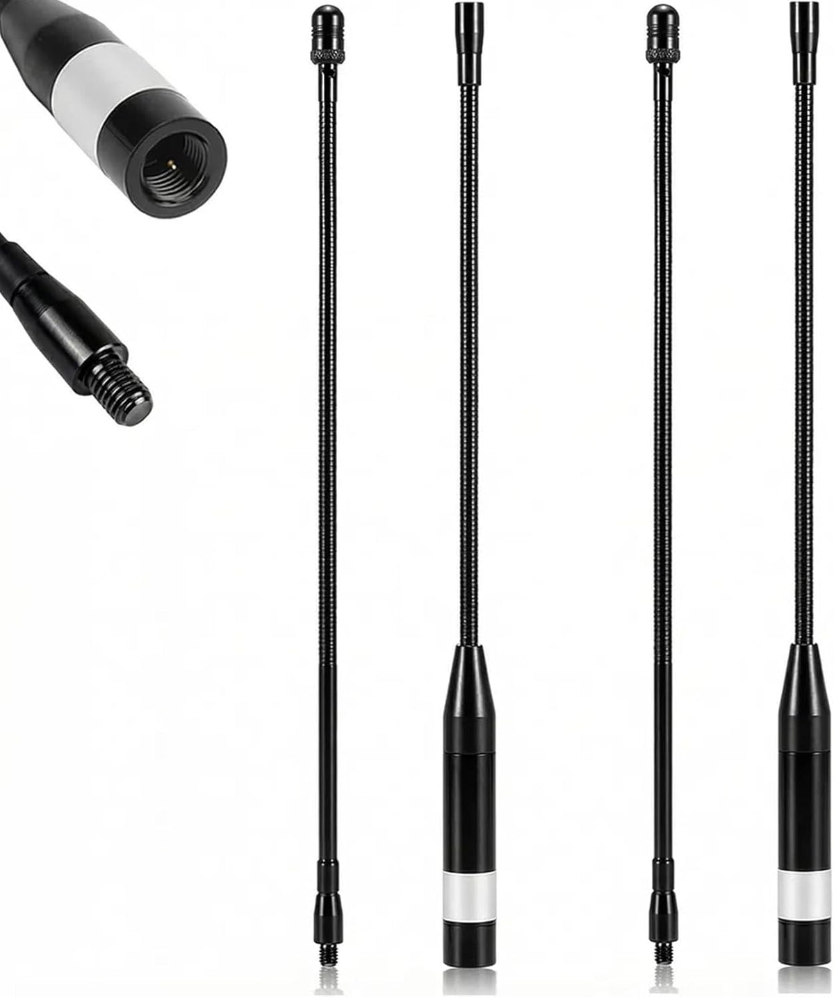 Meshnology 915MHz 10dBi 40cm V3 V4 32 (2PCS,Black) Meshtastic LoRa Antenna High Gain, Long Range SMA Male Omni Whip