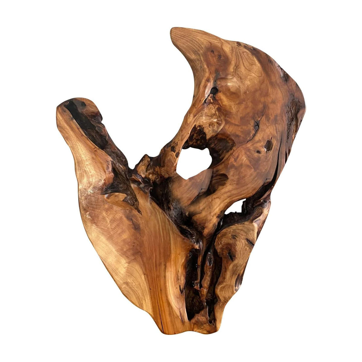 WELLAND Cedar Wood Wall decoration Ornaments, Hanging Decoration, irregular shape décor for Home, Living Room, Bedroom