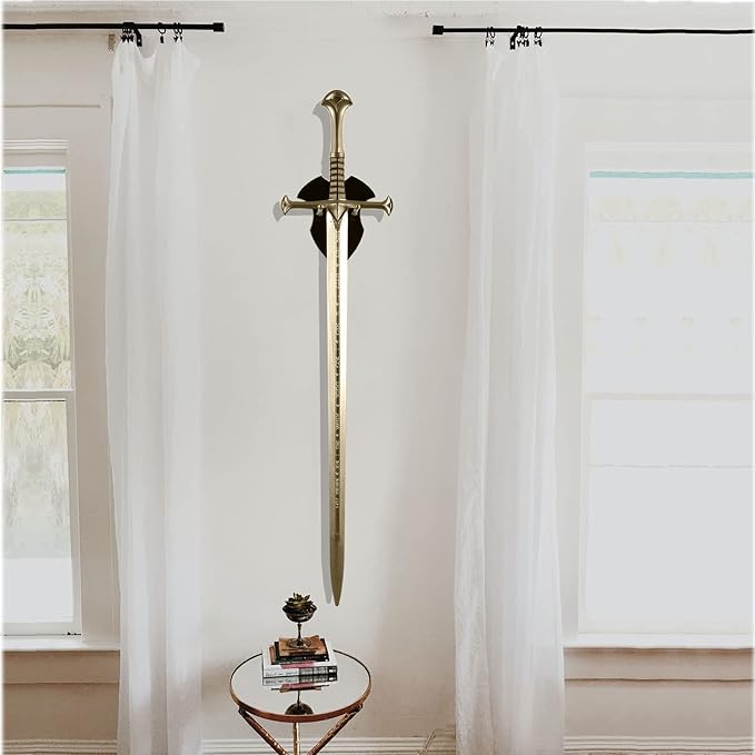 Sword Holder, Sword Wall Mount, Axe Holder, Vertical Display and Decoration