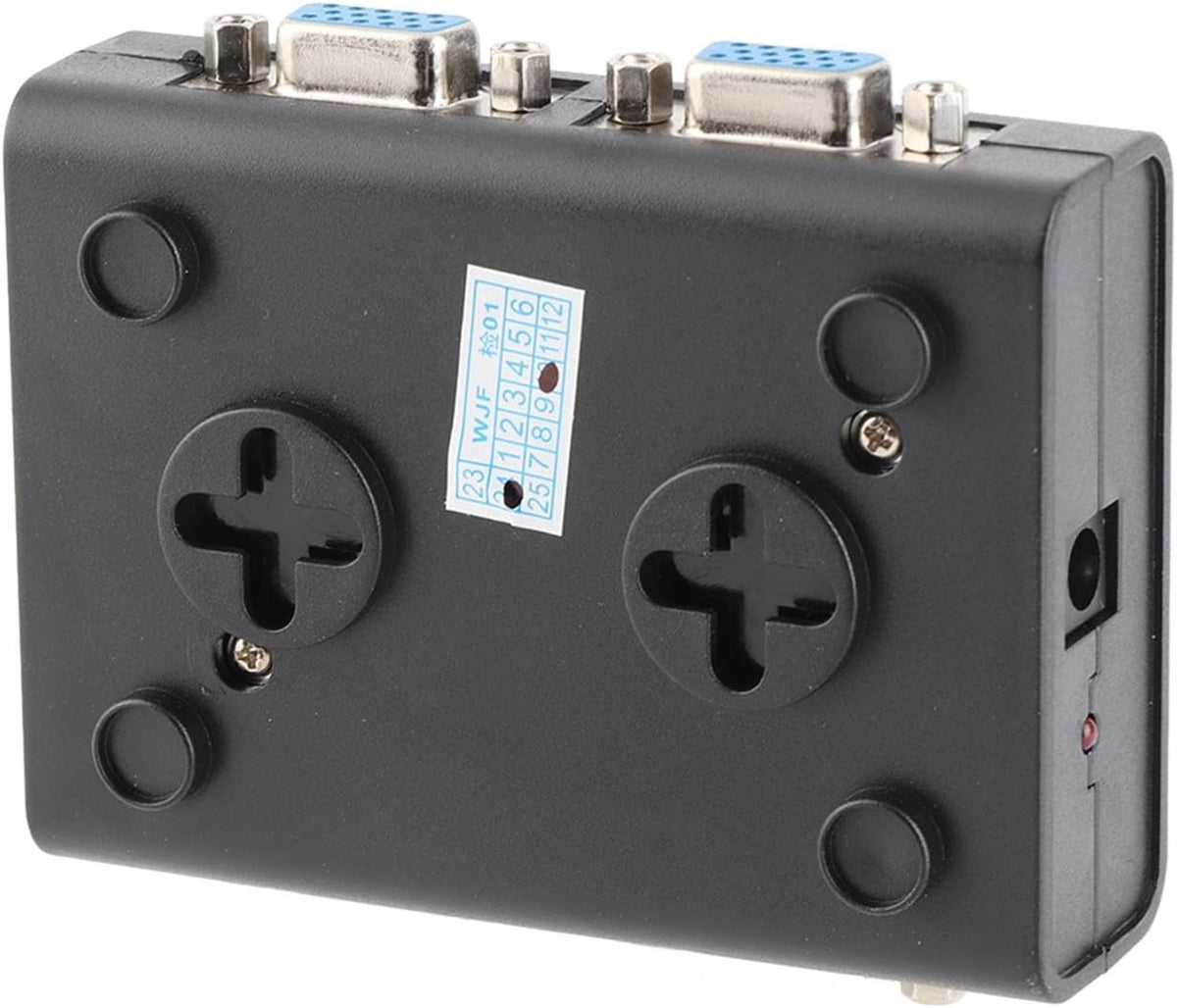 Wisoqu 4 1 4 250Mhz 1920x1440 VGA Splitter Amplifier Box, Port Powered in Out Video Distribution Duplicator, HD Video