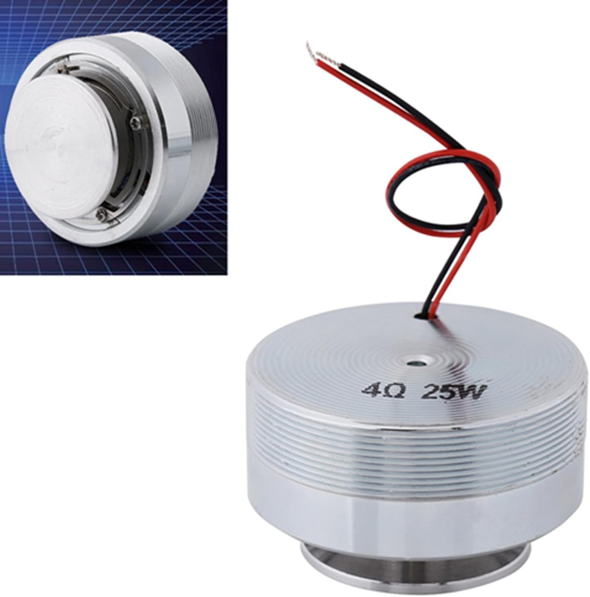 YDuupxe 2 Inch 2PCS 250MM MP3 MP4 Speaker Transducer All Frequency Resonance Vibration Strong Bass Mini Size