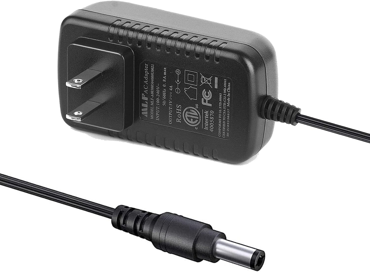 Security-01 2-Pack 5V 4A 5.5mm 2.1mm,UL AC to DC Power Supply Adapter, Plug x Listed