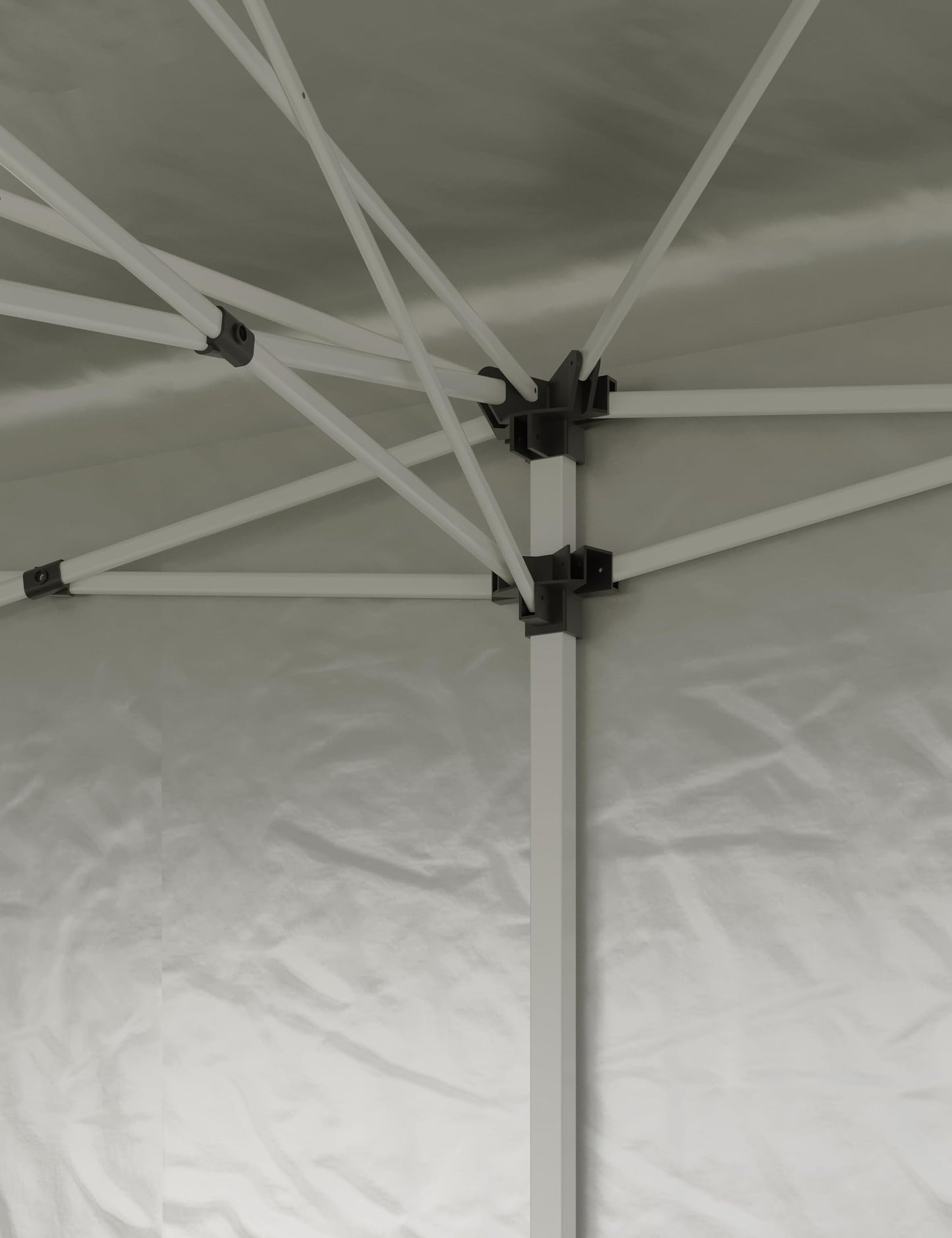 10'x 20' Pop Up Canopy for Parties, Heavy Duty Commercial Outdoor Vendor Waterproof Gazebo Shelter for Patio Events, White
