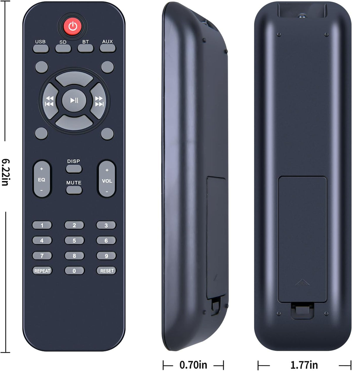 RETROSUN AA2103 2.1 Replacement Soundbar Remote Control Compatible with Acoustic Audio Home Speaker System