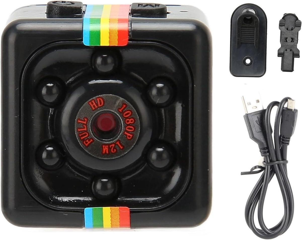 Jinlorion 1080P 140 Mini Camera HD with Night, Degree Wide Angle Lens, Small Sports DV Camcorder for Outdoor and Indoor