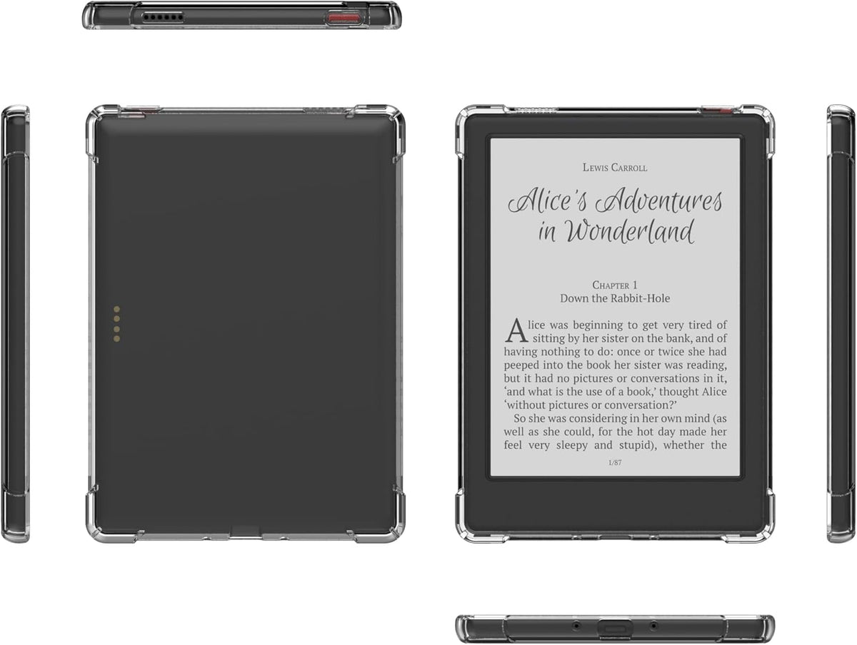 BOZHUORUI Clear Case for Musnap Neo C/Neo e-Reader | Slimfit & Lightweight Design | Anti-Slip & Scratch Resistant | TPU