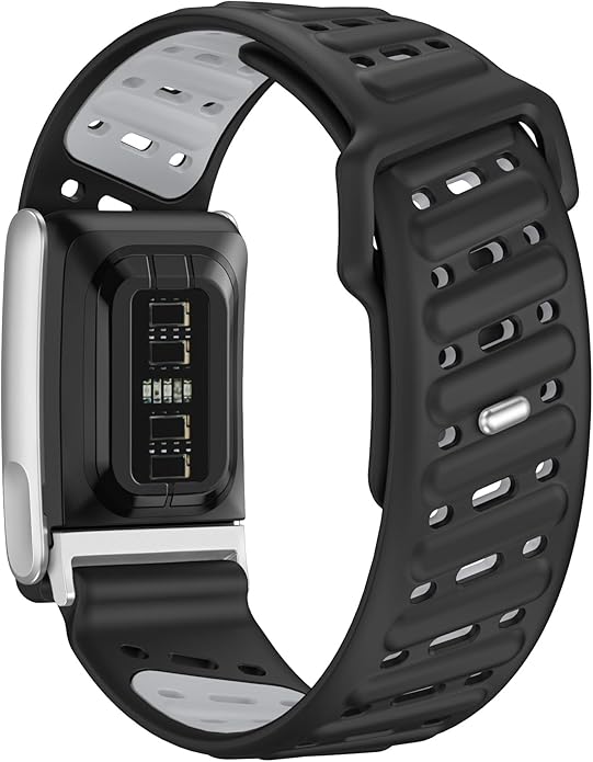 VeveXiao Rugged Comfort Silicone Wristband Compatible with WHOOP 5 | Whoop MG Band, Durable Soft Silicone Sports Loop Replacement Bands for Men Women with Metal Frame Connector