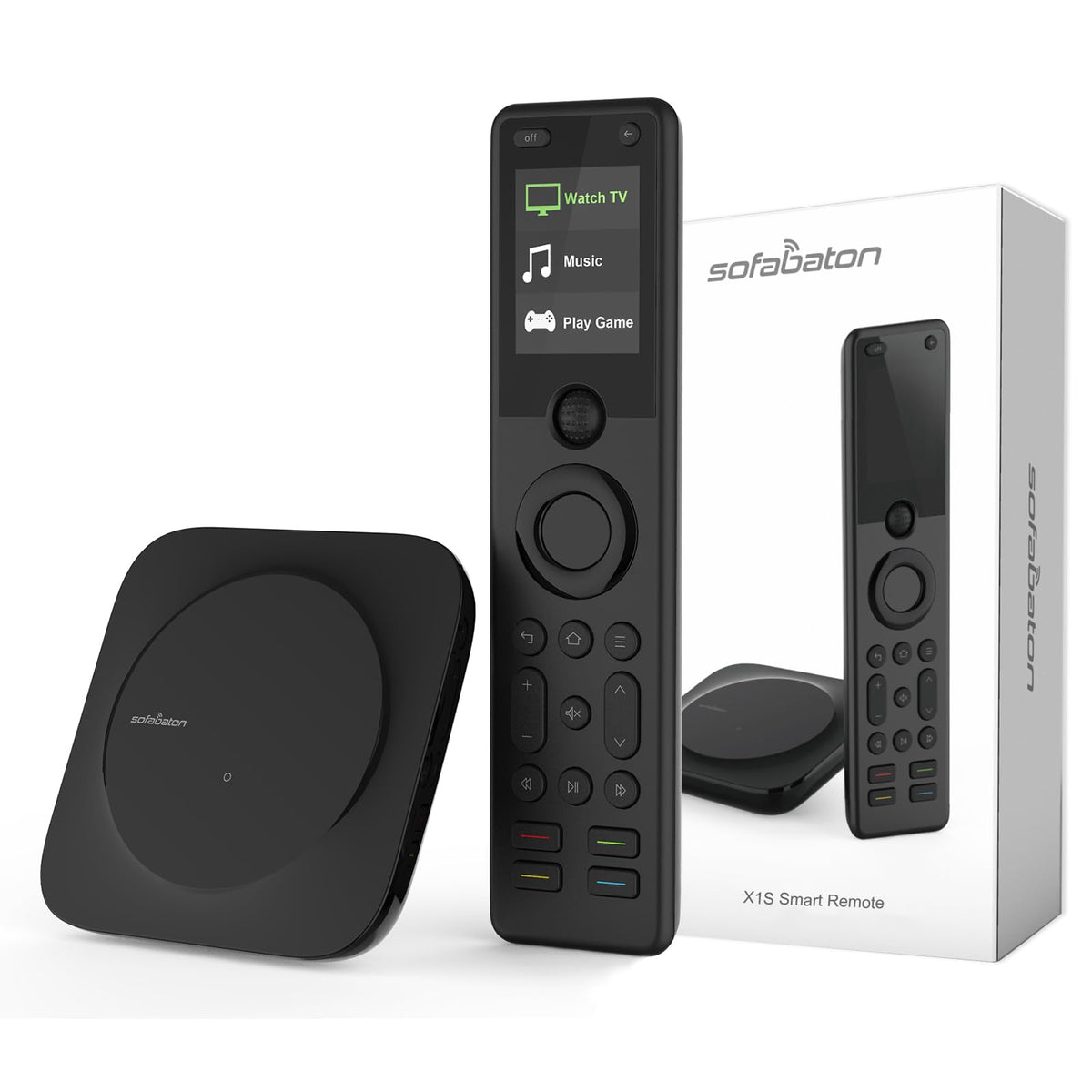 SofaBaton X1S Universal Remote with Hub, All in One Universal Remote Control with SofaBaton Customize APP, One Touch Activities, Compatible with 60 Devices, Compatible with Alexa Google Assistant