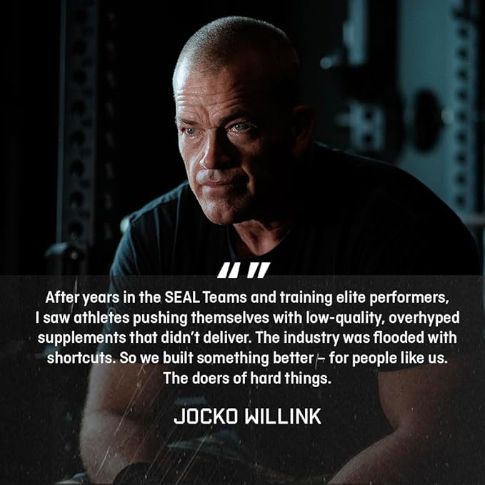 Jocko Fuel Mölk Whey Protein Powder - Keto, Probiotics, Digestive Enzymes, Amino Acids, Low Sugar Monk Fruit Blend - Supports Muscle Recovery & Growth (24 Servings, Cookies & Cream)