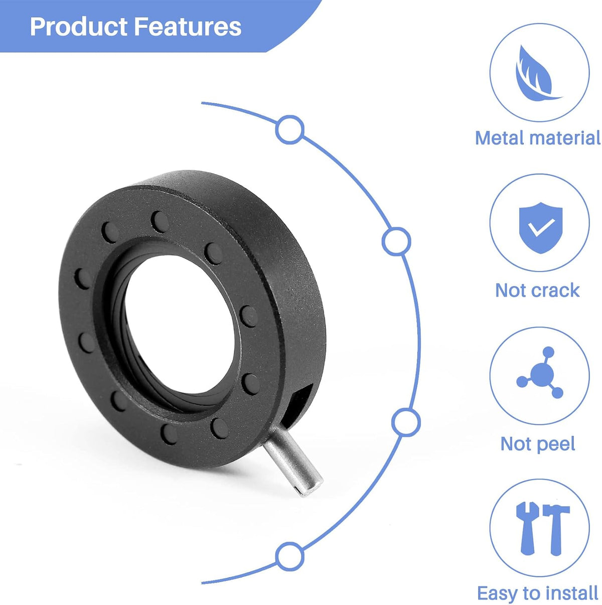 Srutueo SK12, 500042571A4 Manual Aperture Adjustable Mechanical Iris Diaphragm Iris Diaphragm for Digital Camera