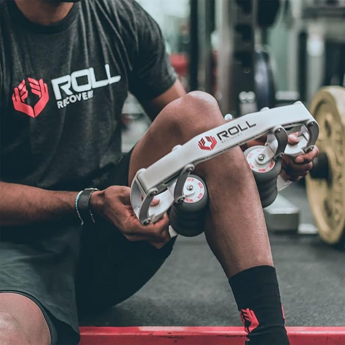 ROLL Recovery R8 (Alpine White) - Deep Tissue Massage Roller