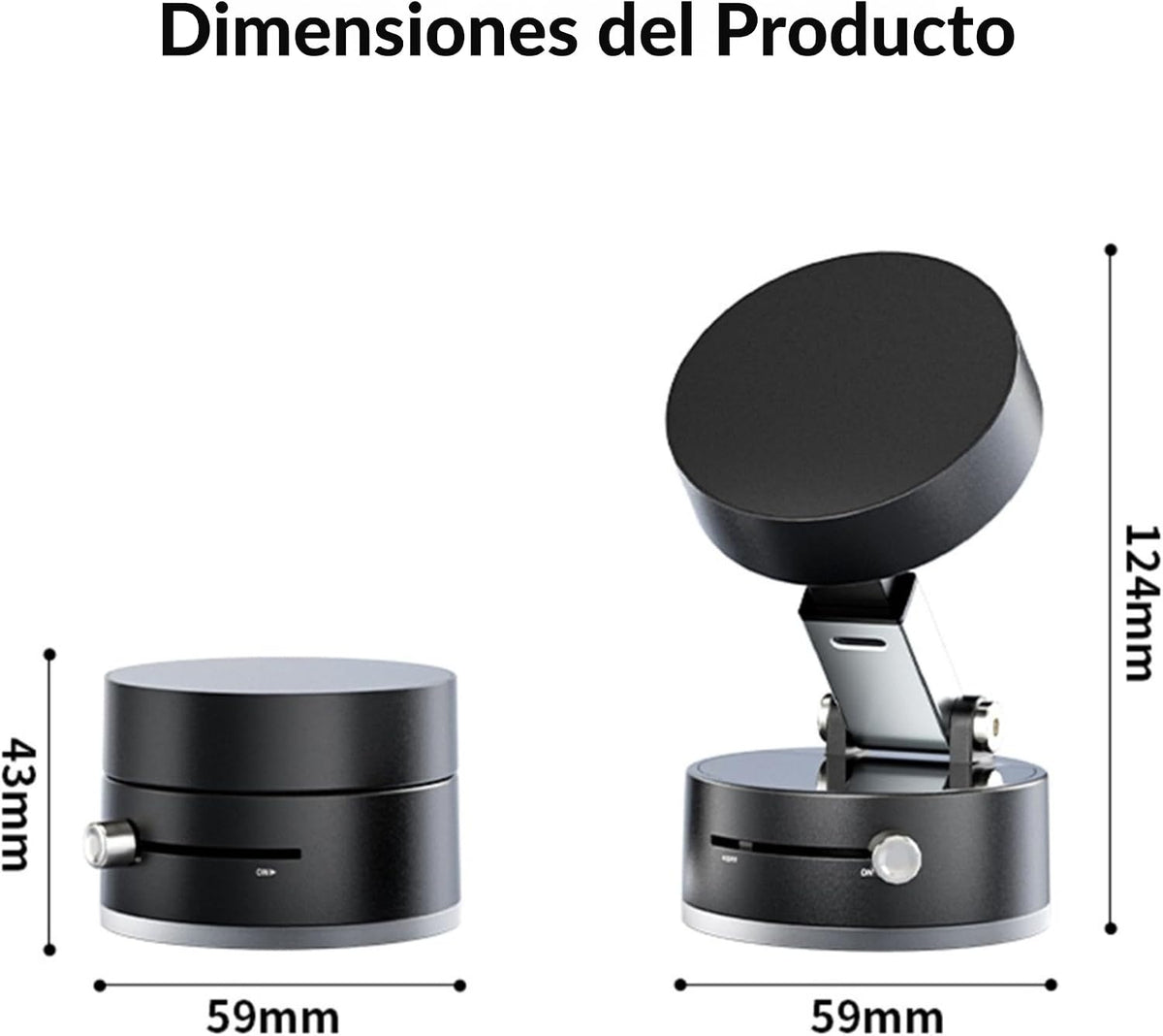 ASTHAN 360 Vacuum Magnetic Phone Holder, Suction Car Mount, MagSafe Compatible Cell Phone Holder