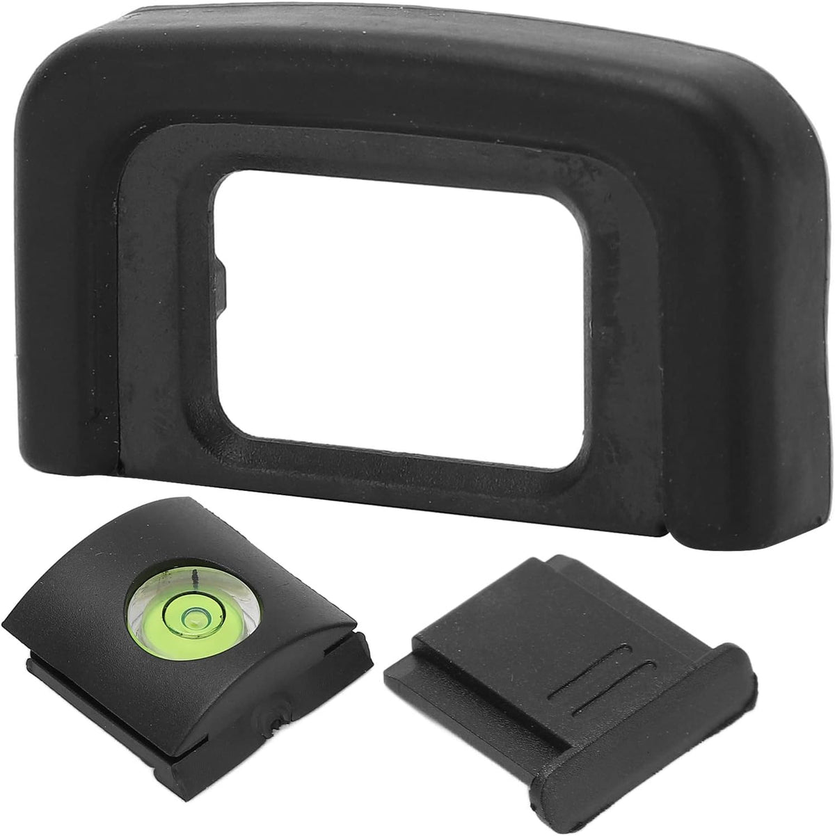 LAISANIM D3200 D3300 D3400 D5300, Rubber Viewfinder Eyecup for Eye Cup Protector with Gradienter & Cold Shoe Cover