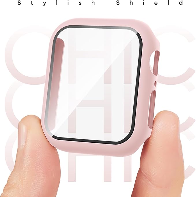 Compatible for Apple Watch Series 11 10 Band 42mm and Case with Screen Protector, Soft Silicone Sport Strap Bands and Protective Cover with Tempered Glass for iWatch Series 11 10