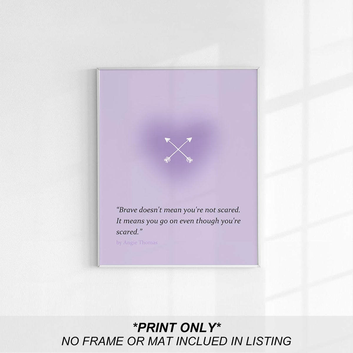 heilkee Purple Preppy Wall Decor Pastel Purple Aura Gradient Poster Trendy Funky Prints Inspirational Quotes Wall Art Set of 6 Spiritual Gifts for Women(UNFRAMED 8x10in)